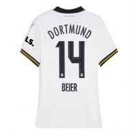 Maglia Calcio Borussia Dortmund Maximilian Beier #14 Terza Divisa Donna 2024-25 Manica Corta